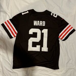 Denzel Ward #21 Cleveland Browns Nike Limited home jersey size XXL